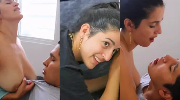 Horny Young Babe Giving Blowjob and Fucking